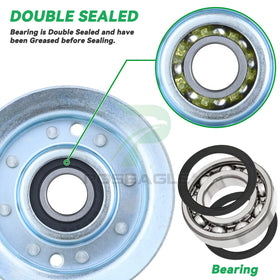 POSEAGLE GY22172 installed on John Deere deck improves belt performance