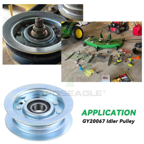 POSEAGLE GY22172 durable steel construction withstands mowing conditions