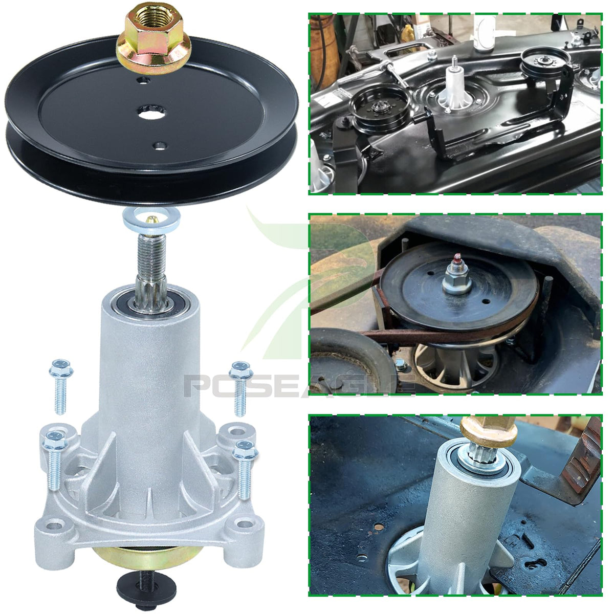 POSEAGLE hardware kit contents for quick spindle maintenance