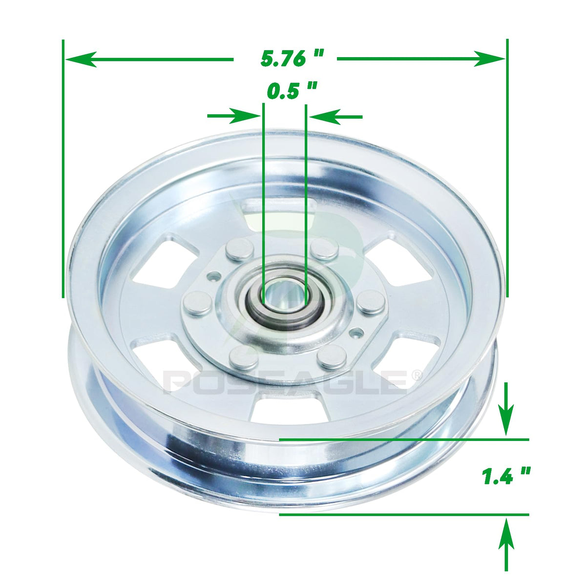 POSEAGLE idler pulley 033-2000-00 ensures reliable fit on Bad Boy decks