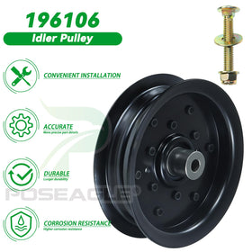 POSEAGLE deck-protection image communicates how solid mounting shields belts and pulleys