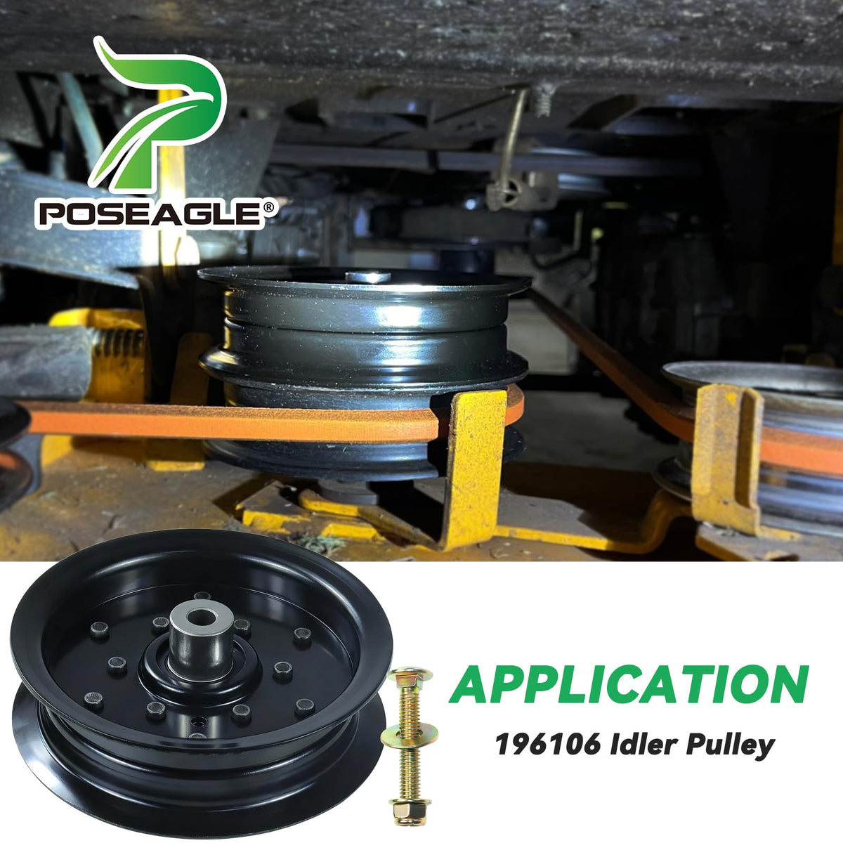 POSEAGLE easy-installation image shows simple mounting steps for quick deck service