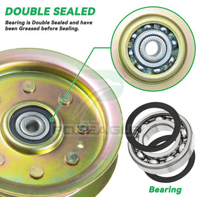 POSEAGLE helps protect the mower deck and drive system during routine tasks.