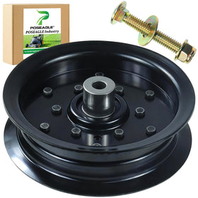 POSEAGLE idler pulley fitment guide demonstrates broad compatibility with Husqvarna and Craftsman decks