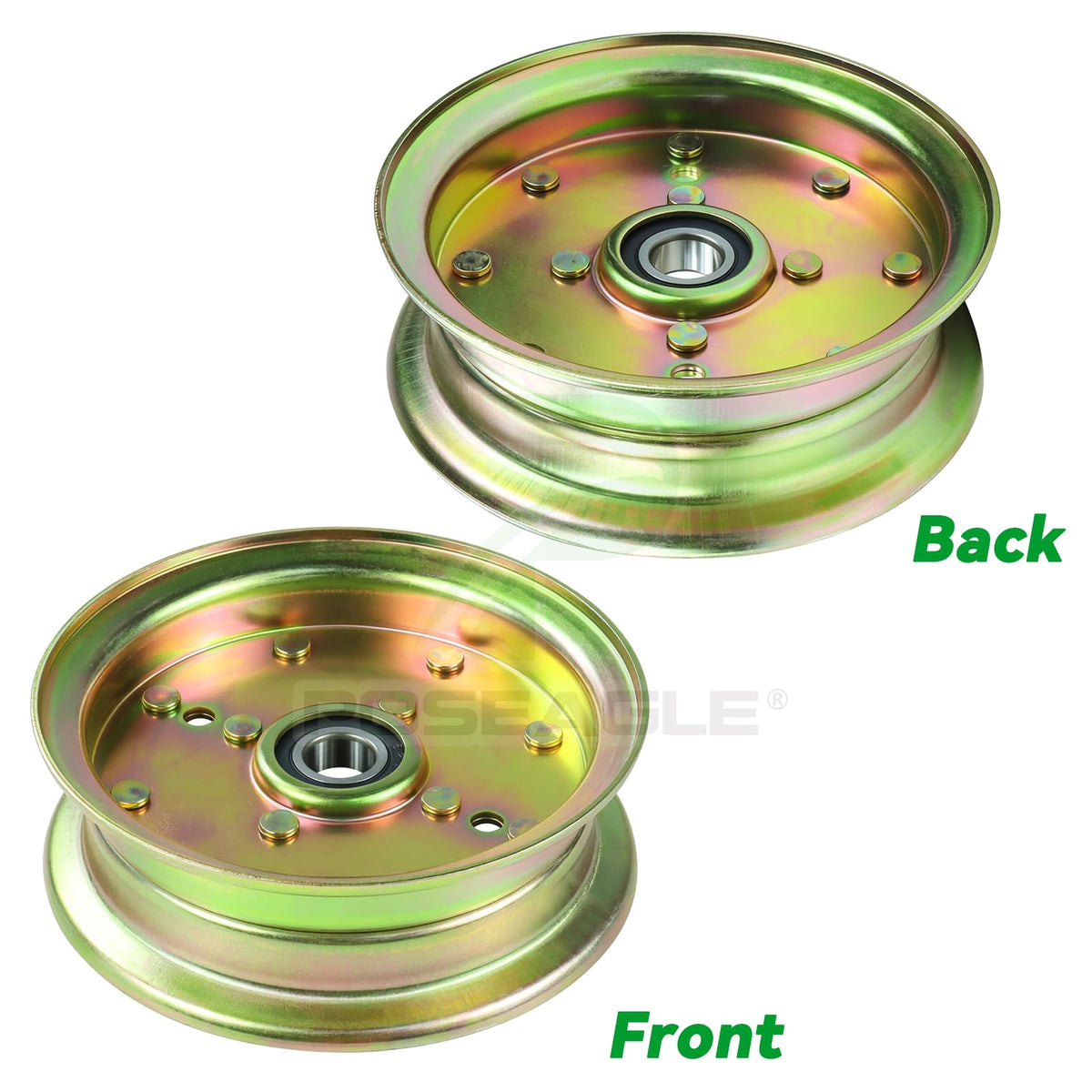 POSEAGLE precision-machined idler minimizes belt slip and vibration.