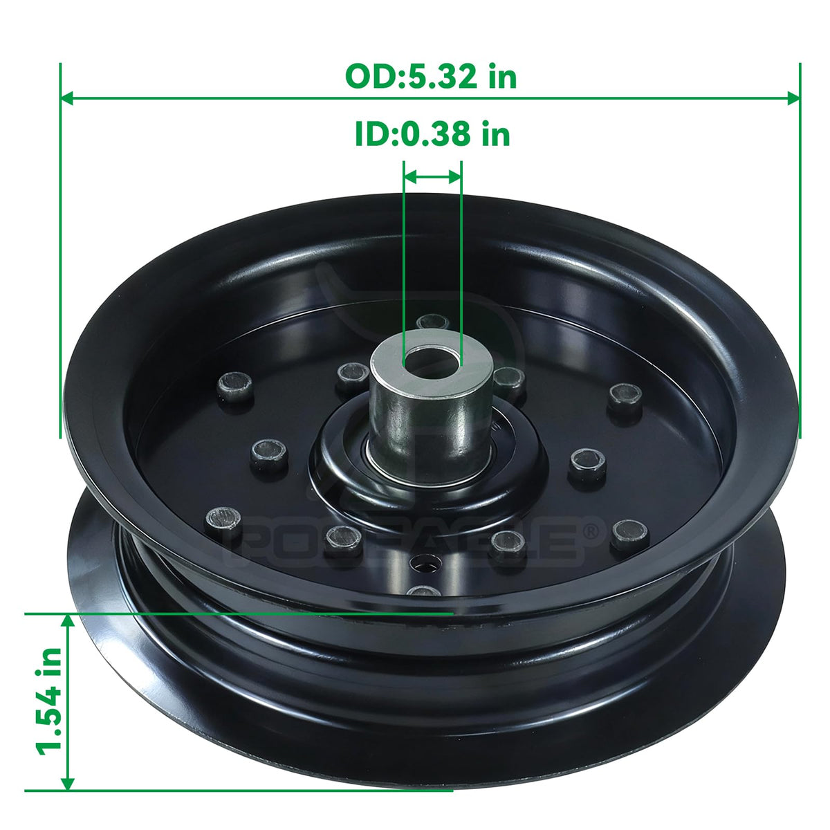 POSEAGLE idler pulley hardware-kit-included shows everything you need for quick installation