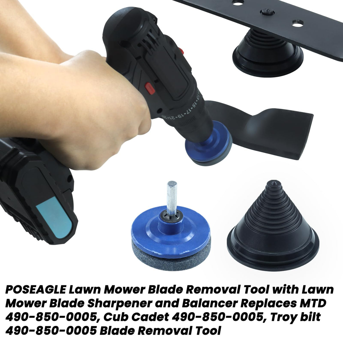 POSEAGLE Troy-Bilt compatibility supports common riding mowers