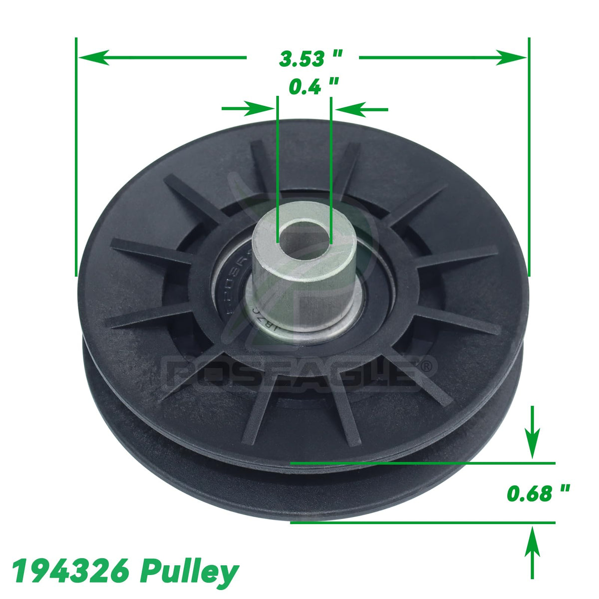 POSEAGLE V Belt 532130969 replacement supports reliable deck drive