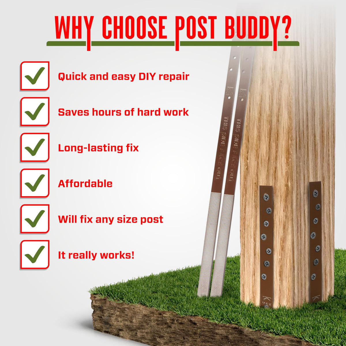 Post Buddy easy installation in ground demonstration.