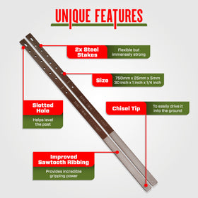 Post Buddy accommodates posts of various sizes for versatile repair.