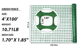 UV-resistant PotatoLife mesh fence withstands outdoor weather for long-lasting use.