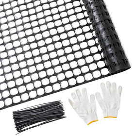 PotatoLife mesh fence roll 4x100 for flexible garden and safety fencing.