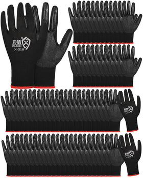 Potchen garden gloves 72-pairs bulk, durable pack for frequent planting and gifting.