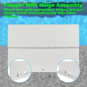 Pre-drilled mounting holes support quick, tool-free installation.