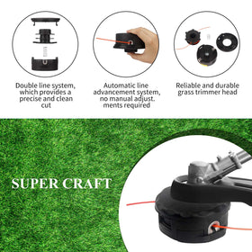 Potiarey three-quarter-inch diameter head offers wide cutting reach
