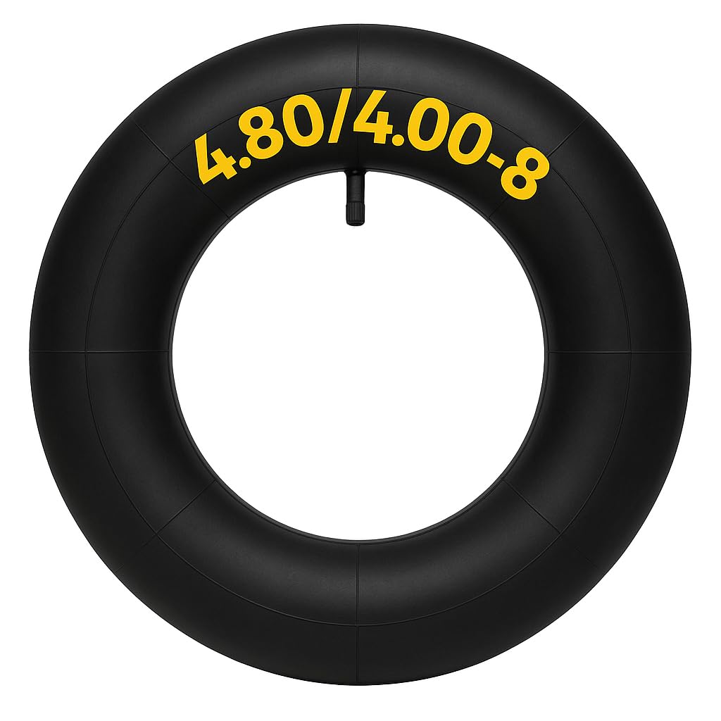 Potreba inner tube with TR13 straight valve for quick inflation on 8-inch tires.