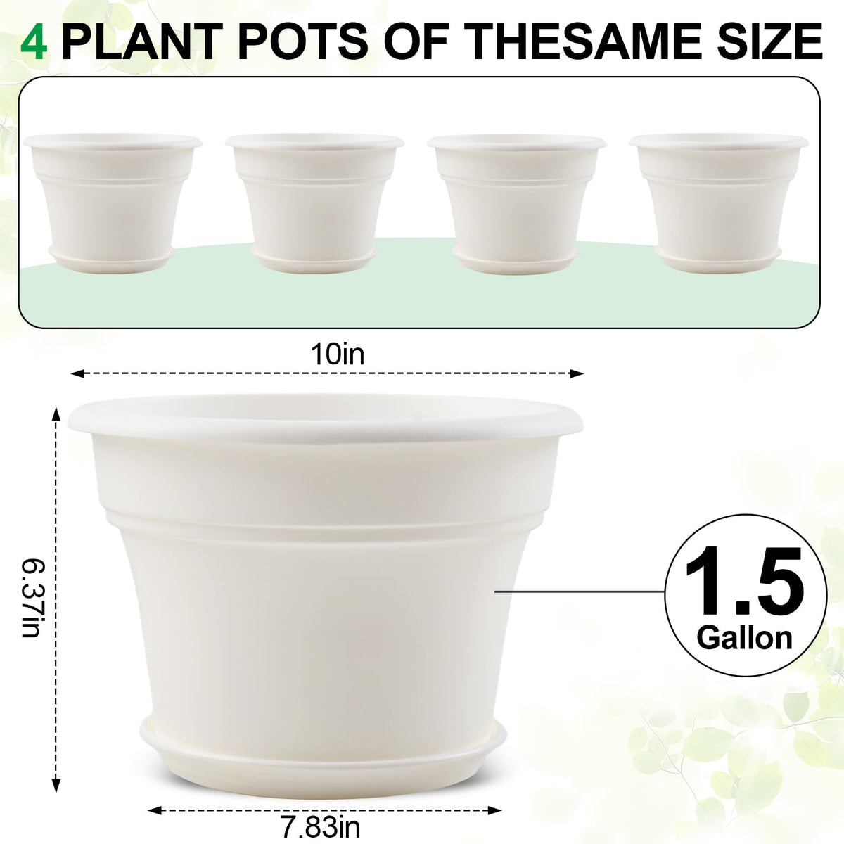 Color options white, green, terracotta; fit varied decor styles.