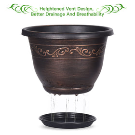 Pottiffe indoor outdoor planter ready for porch or living room setup