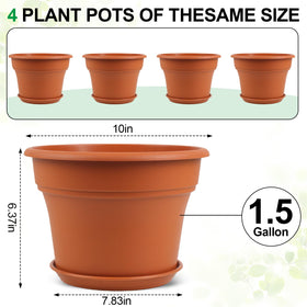 Rolled rim design enables easy lifting when pot is full.