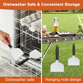 POTWIY hanging holes enable easy storage between uses on the grill