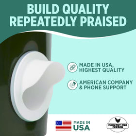 Poultry Pro Feeder fits buckets, bins, barrels and more