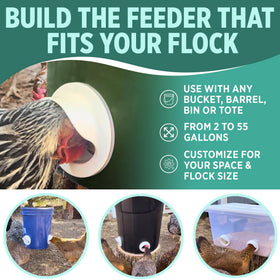 Poultry Pro Feeder deters rodents and vermin effectively