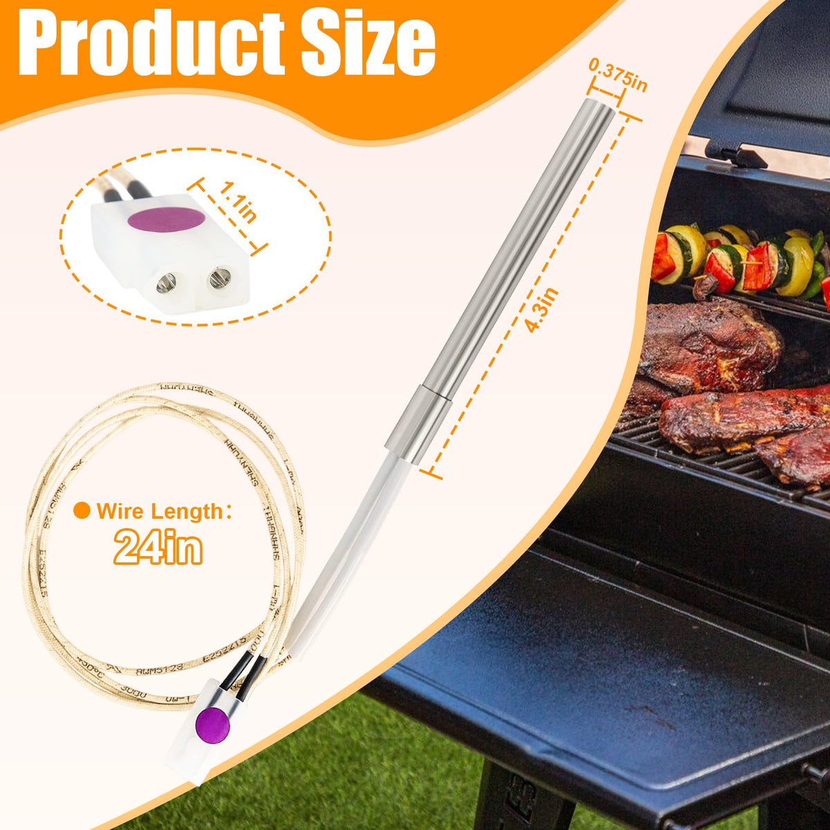 Poweka replacement igniter kit for 70112 restores ignition performance in compatible grills.