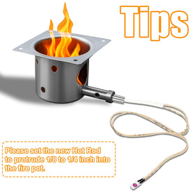 Poweka igniter kit includes fuse for added protection during operation.