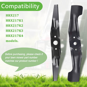 Poweka lower blade for HRX217K1–K4 visual supports reliable mowing.