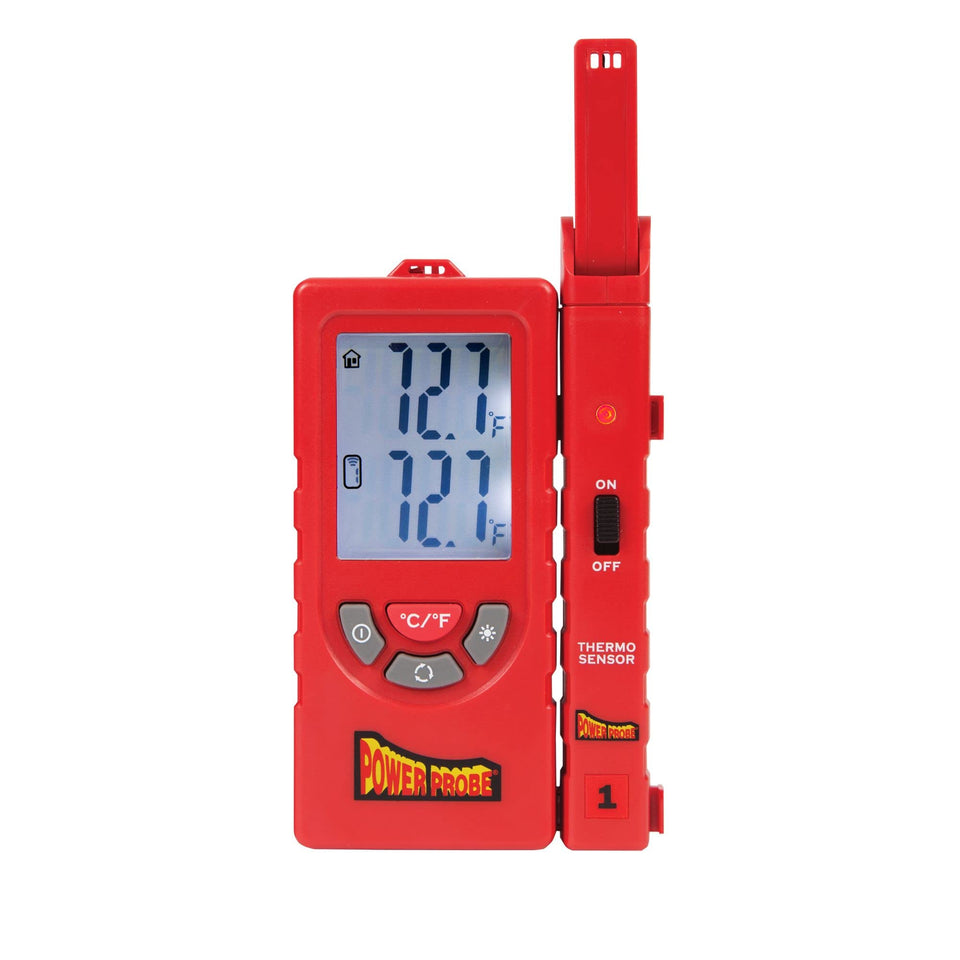Power Probe TEMPKIT dual-zone display provides precise temperature readings for two zones