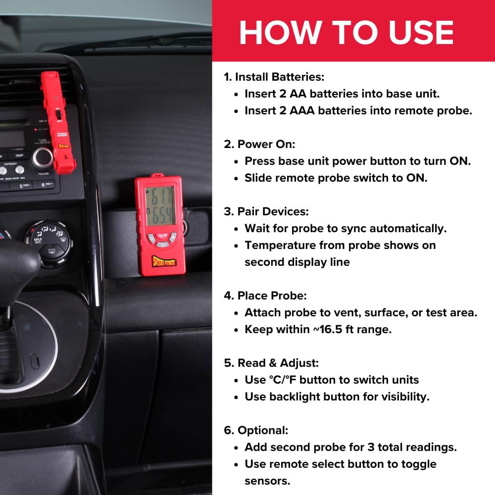 Power Probe TEMPKIT includes an extra wireless probe for expanded monitoring