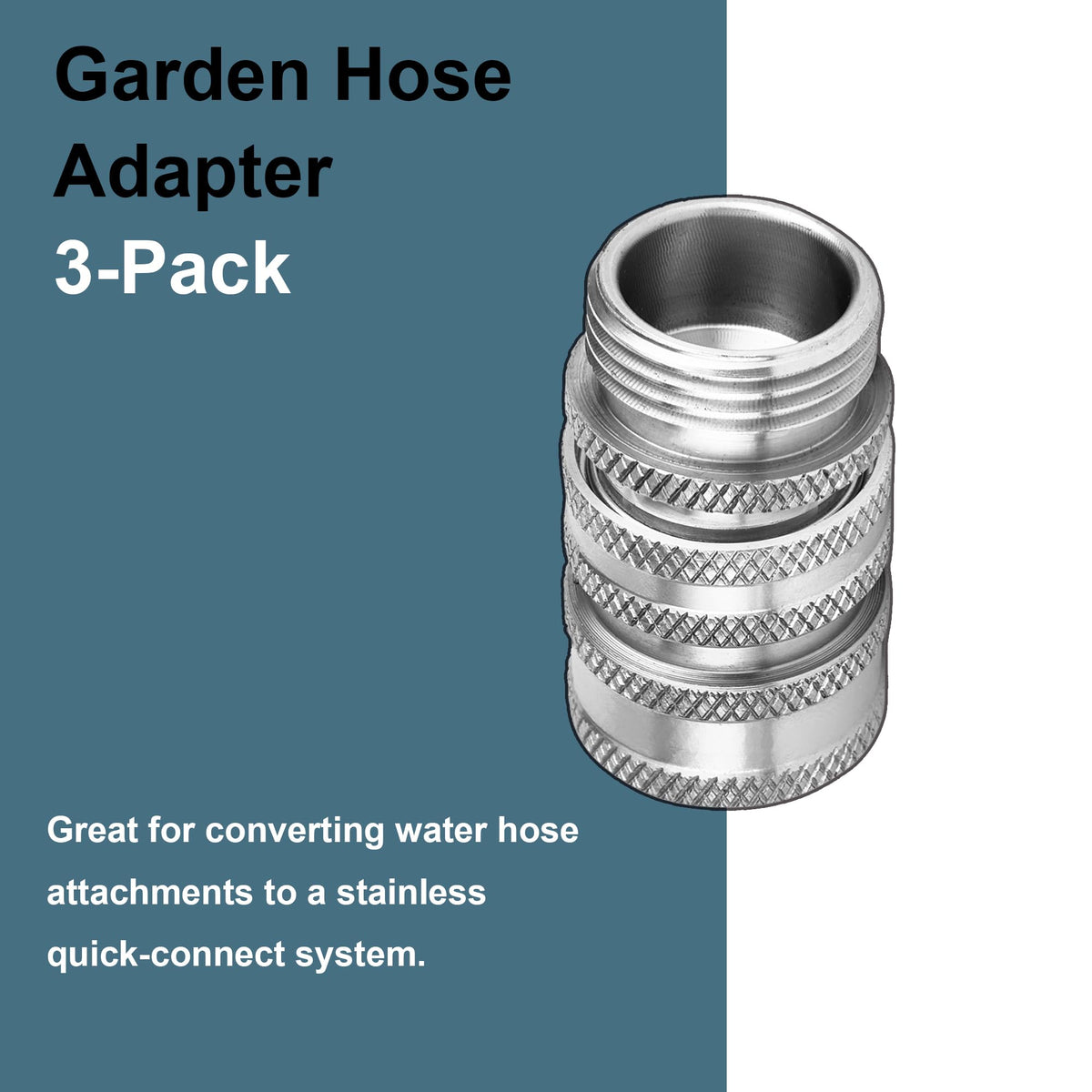 POWER TOWN push-pull mechanism simplifies hose connections.