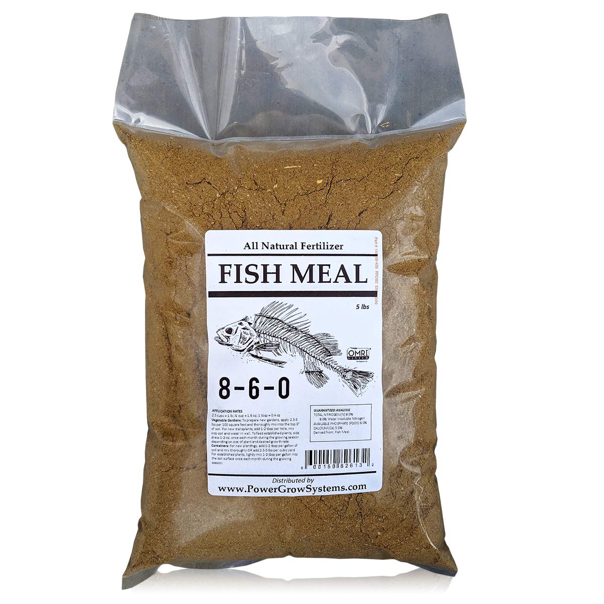 PowerGrow Fish Meal in garden bed nourishes soil for thriving plants
