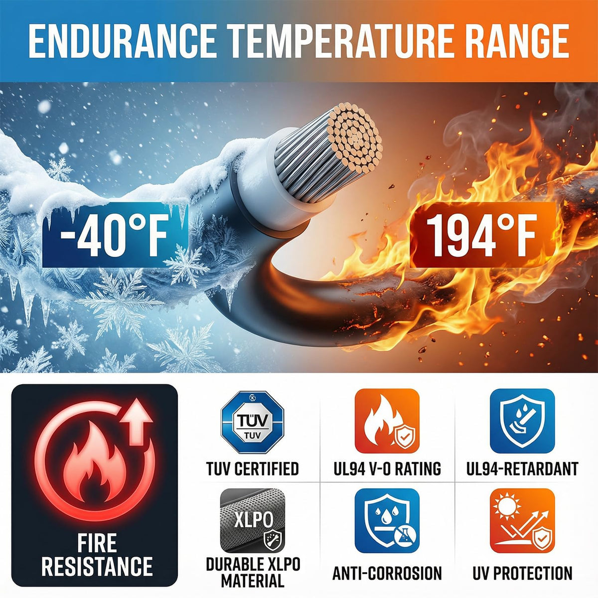 Powlerctl xlpo UV-insulated solar cable provides superior outdoor UV resistance.