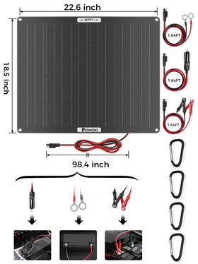 Powoxi 2-in-1 solar charger simplifies outdoor charging