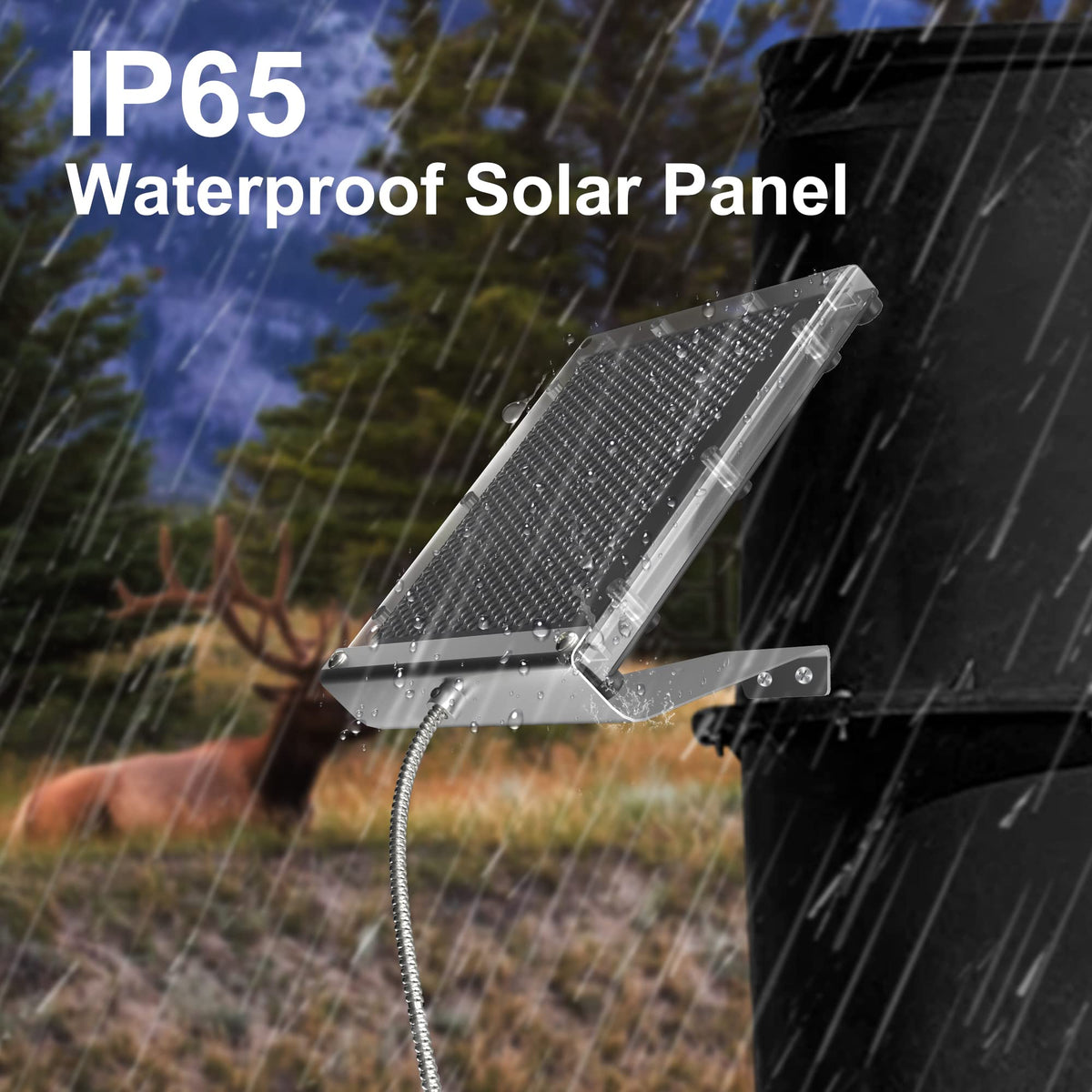 POWOXI 9.8 ft rubber alligator clip allows safe battery maintenance.