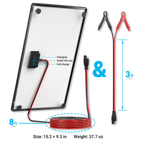POWOXI battery compatibility covers Wet, Gel, MF, EFB, AGM, and lithium packs