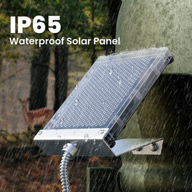 POWOXI mounting bracket at 45 degrees optimizes sunlight capture.