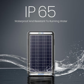 Powoxi IP65 waterproof panel for rain and dust resistance.