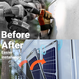 POWOXI tempered-glass panel resists heat and wind for durable outdoor charging