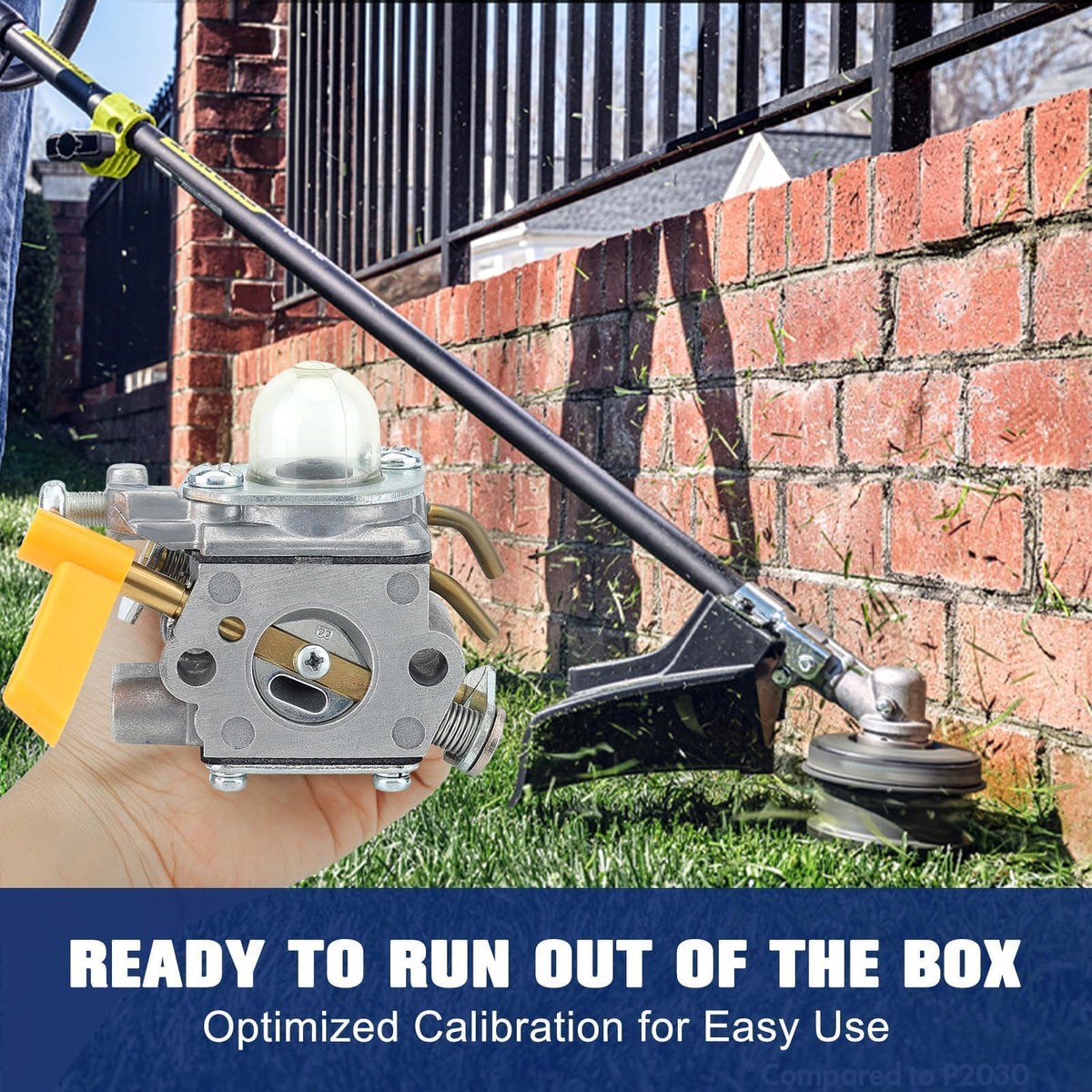 Powtol adjustment tool with carburetor for precise tuning capability
