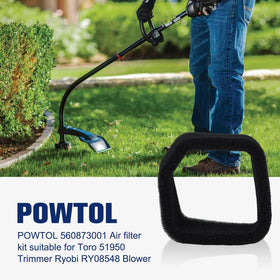 Powtol 560873001 fuel line for Toro, durable kit for easier maintenance.