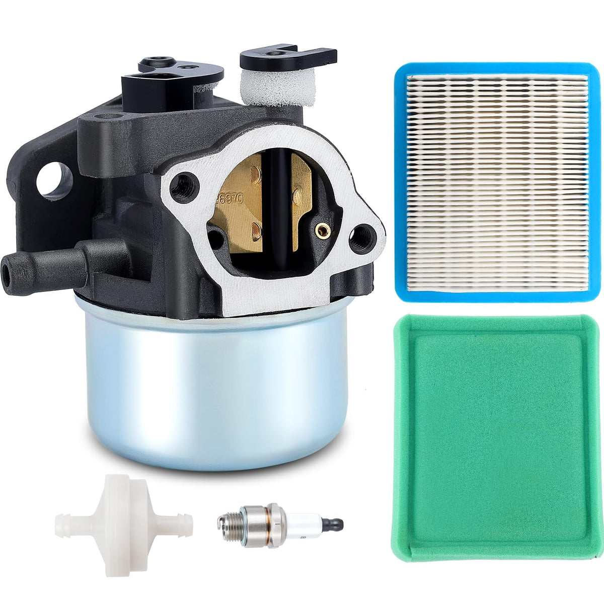 Powtol 799866 carburetor assembly for Briggs and Stratton engines enables easy replacement