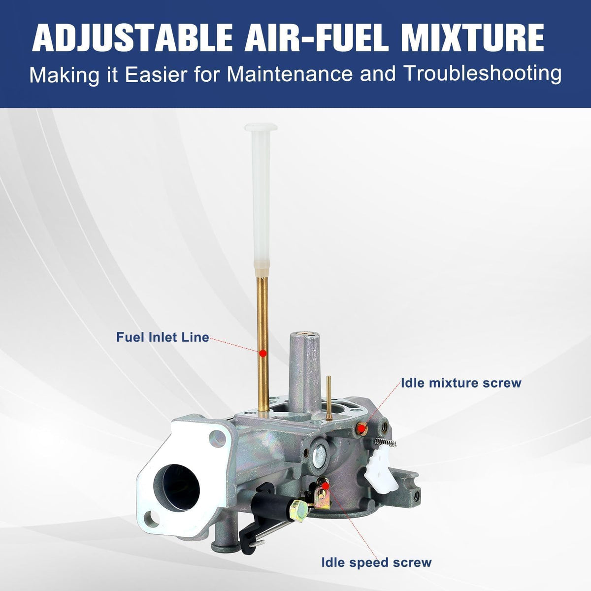 Powtol anodized carb body showcases corrosion resistance for longevity.