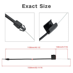 Powtol cable length 52-04 inch demonstrates correct installation guidance