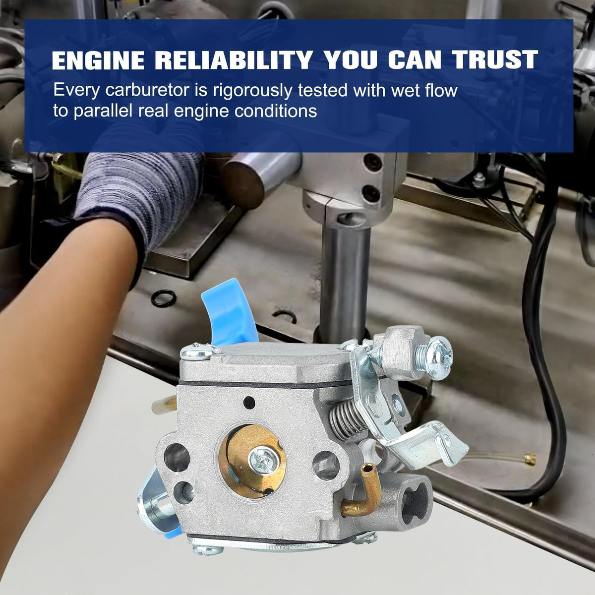 Powtol carburetor diaphragm enhances consistent metering under pressure