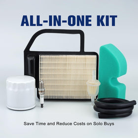 Powtol complete set simplifies maintenance for mower engines.