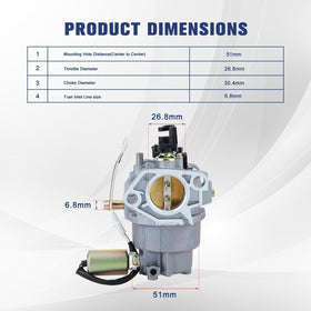 Powtol mounting dimensions chart shows correct hole spacing for fitment