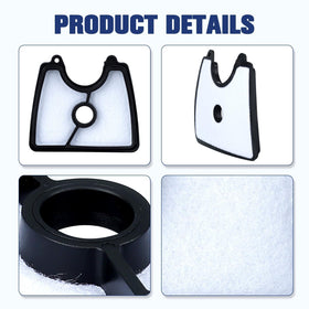 Powtol dust-holding capacity close-up suggests strong filtration potential.