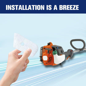 Powtol easy installation visual demonstrating tool-free setup.